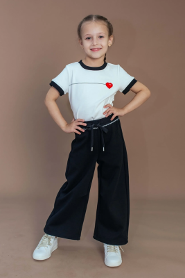 Брюки для девочки Deloras черный