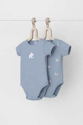 Полукомбинезон Crockid пыльно-синий