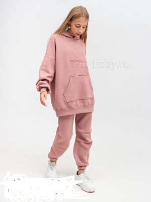Толстовка + брюки для девочки DO-MINIK пудровый