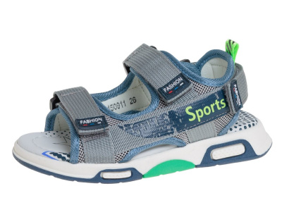 Сандалии для мальчика Сказка серый