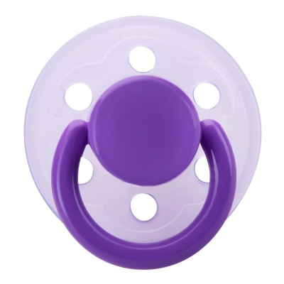 Пустышка силиконовая классическая Солнышко 3 м+ Курносики