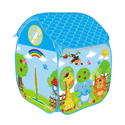 Дом + 50 шаров PITUSO Зверушки,72*70*100см (ПВХ каркас), 18 шт.в кор.