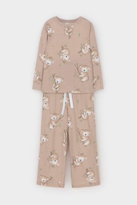 Пижама Crockid какао коалы