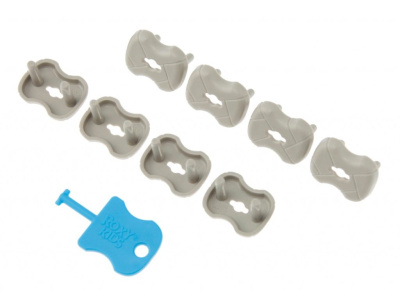 Заглушки для розеток в наборе №8 графит Roxy Kids