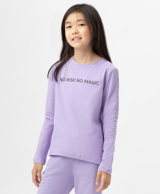 Футболка с длинным рукавом для девочки Button Blue