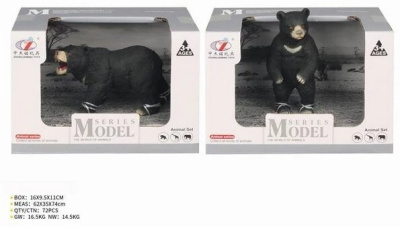 Животное Гималайский медведь 2 вида в ассорт., в/к 16*11*9,5 см