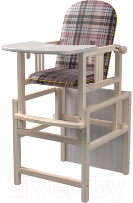 Стул-стол для кормления регулируемая спинка Симпатия ГНОМ *