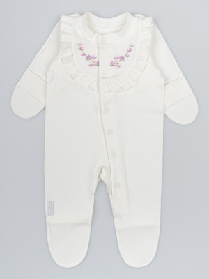 Комбинезон + чепчик Лаванда Лео