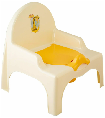 Горшок детский Полимербыт Giraffix с крышкой*