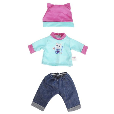 Одежда для кукол КОШЕЧКИ - СОБАЧКИ 20-25 см, на плечиках в пакете КАРАПУЗ 