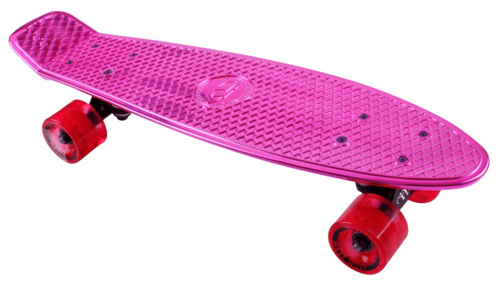 Скейтборд Metallik 22 розовый TECH TEAM ТТ 2021