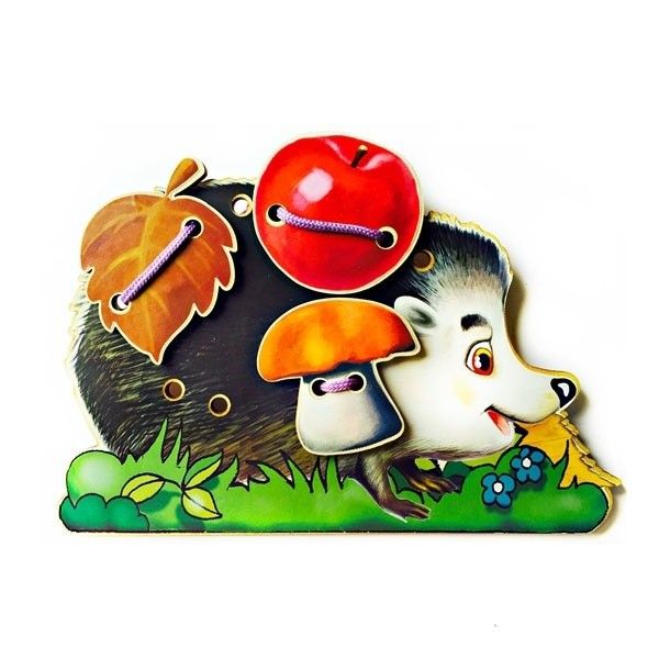 Шнуровка Ежик Нескучные игры