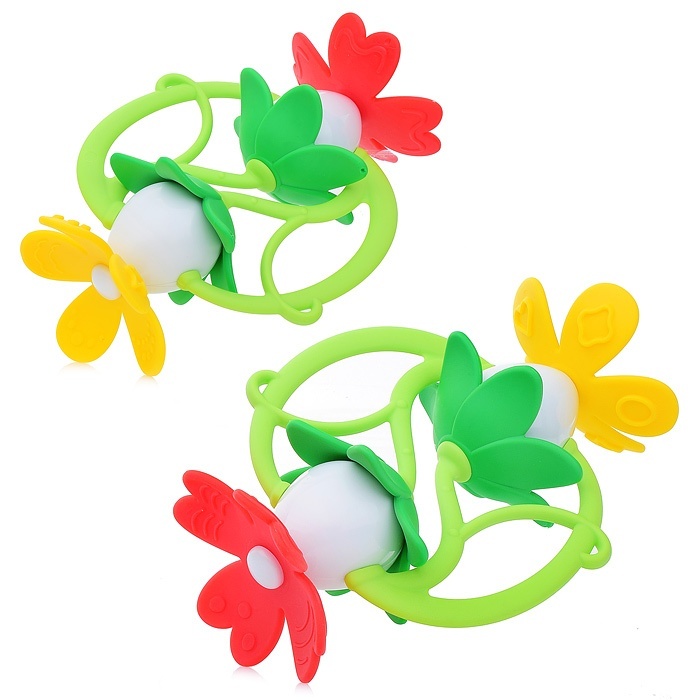 Погремушка-прорезыватель Двойняшки  