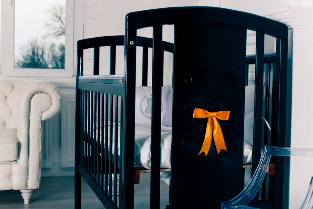 Кроватка Incanto HUGGE HK колесо цвет горький шоколад*