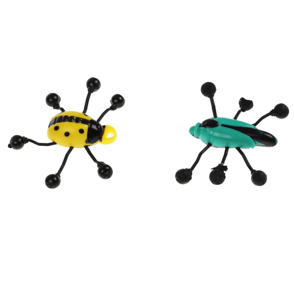 Игрушка лизун-липучка насекомые 2шт на блистере ИГРАЕМ ВМЕСТЕ в кор.2*72шт