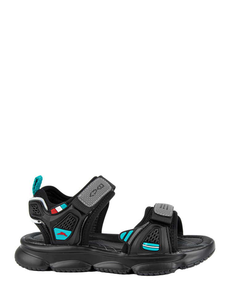 Сандалии для мальчика Kapika черный/серый