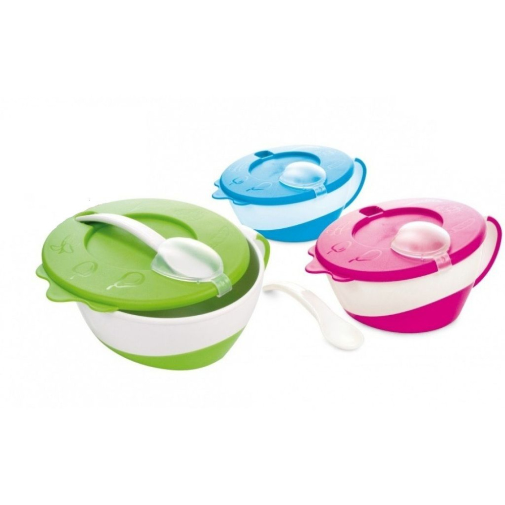 Мисочка с ложечкой Canpol