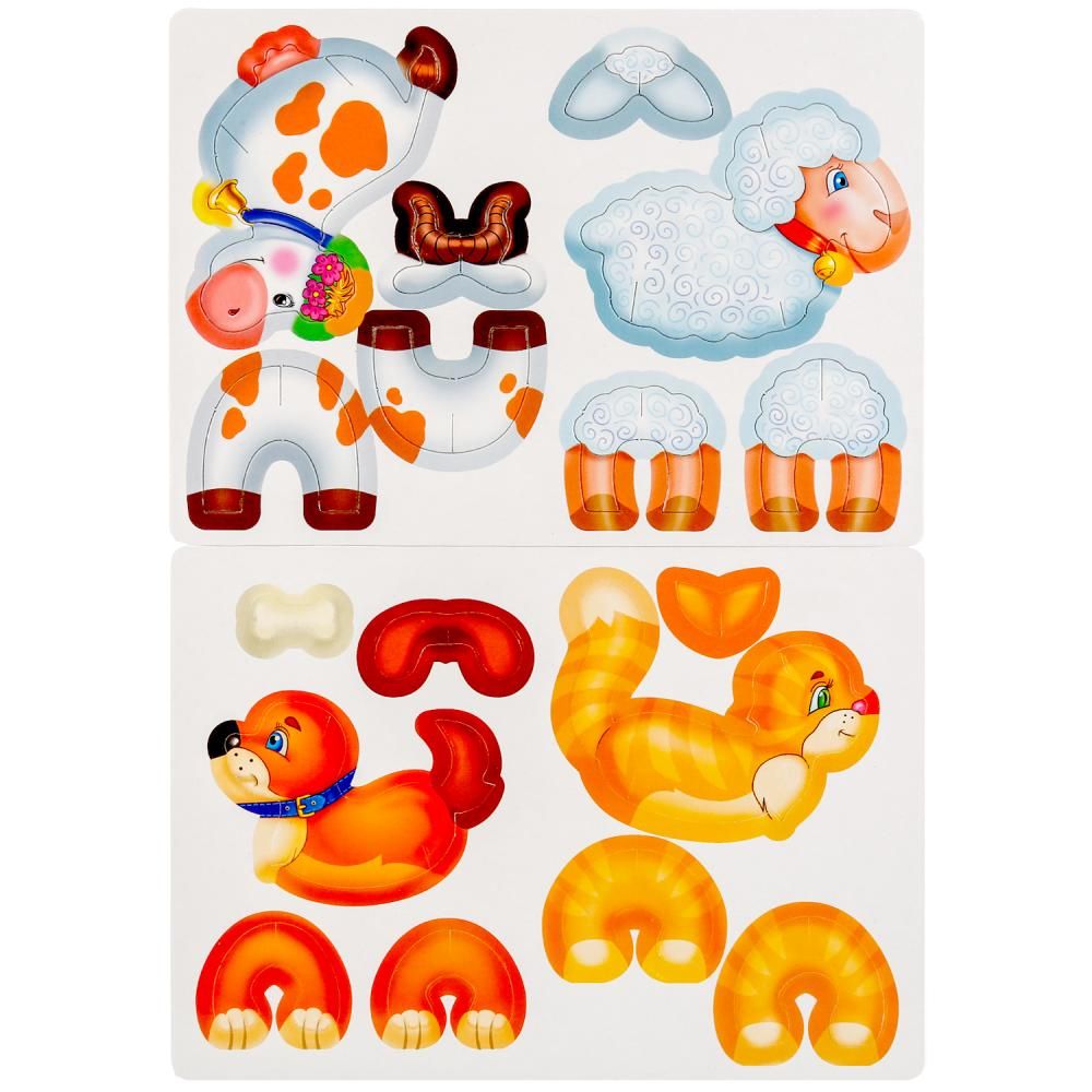 3D фигуры Домашние животные 4690590154717