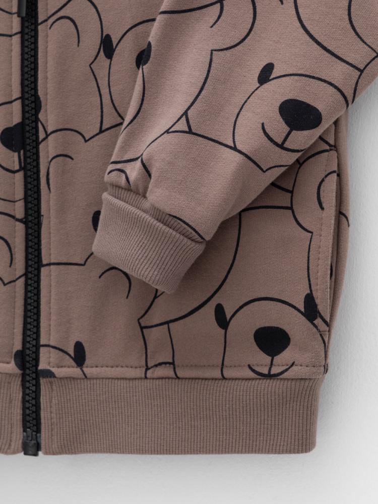 Бомбер для мальчика Crockid бразильский дуб мишка к654