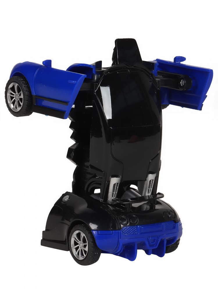 Машинка фрикционная трансформируется в робота синяя AUTODRIVE