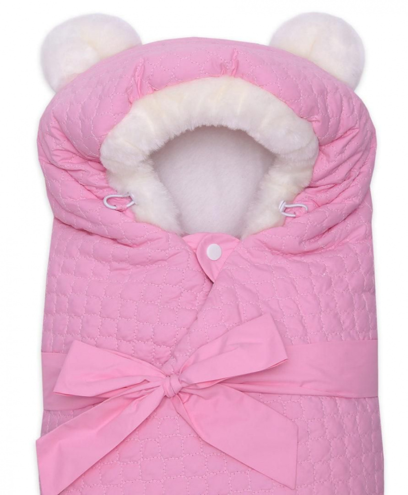 Одеяло с капюшоном Умка розовый