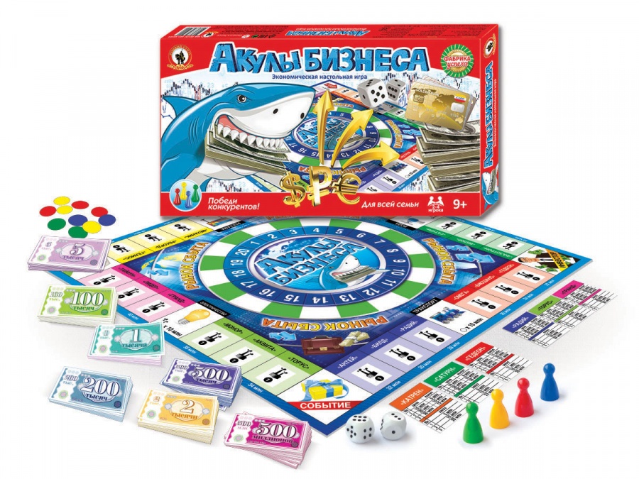 Игра экономическая "Акулы бизнеса" Русский стиль