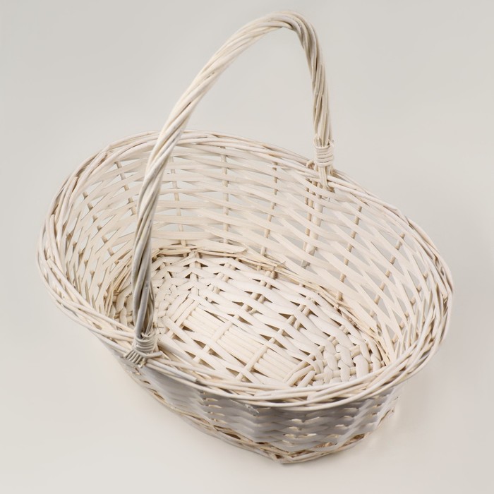 Корзина плетеная (ива) 38х28х14 см