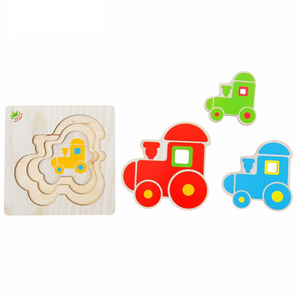 Рамка вкладка Пирамидка паровозик Тимбергрупп