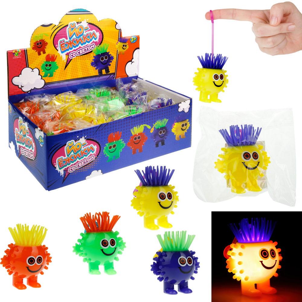 Йо-Ёжик "Тролль" со светом 1toy