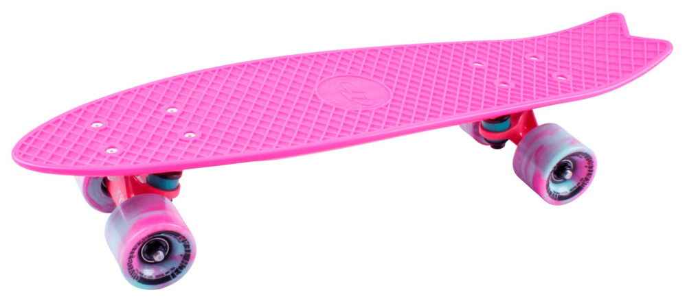 Скейтборд Fishboard 23 розовый TECH TEAM