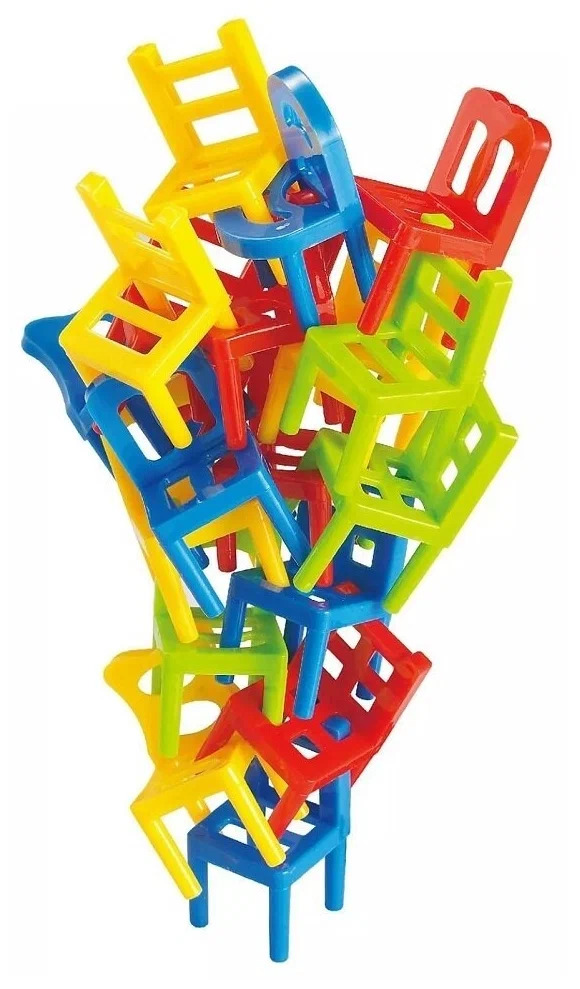 1toy ИГРОДРОМ Игра настольная Балансирующие стульчики