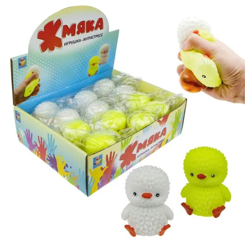 Жмяка утенок 1TOY