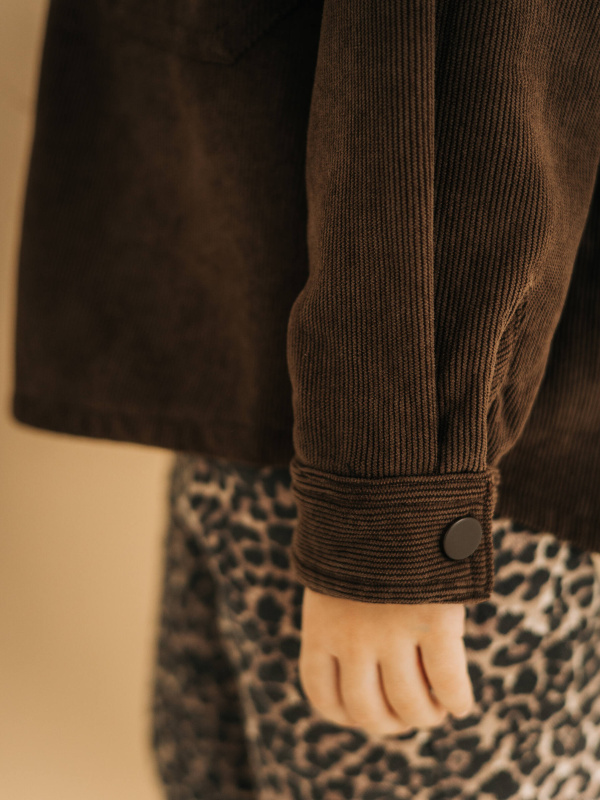 Вельветовая рубашка MIMILAV шоколад