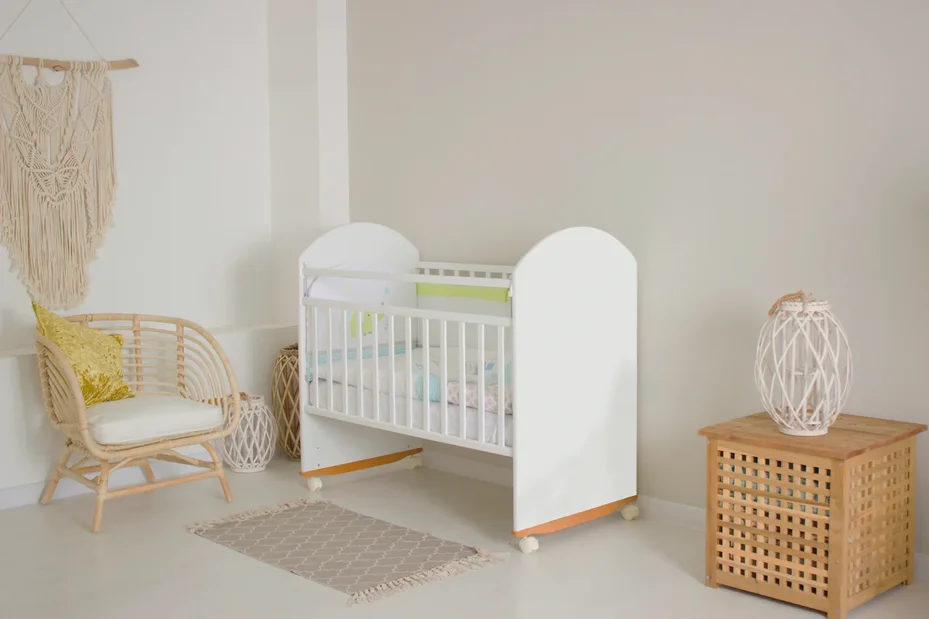 Кроватка Bonito BOk INCANTO колесо/качалка цвет белый