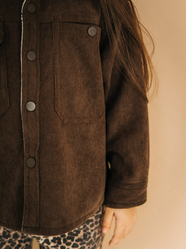 Вельветовая рубашка MIMILAV шоколад