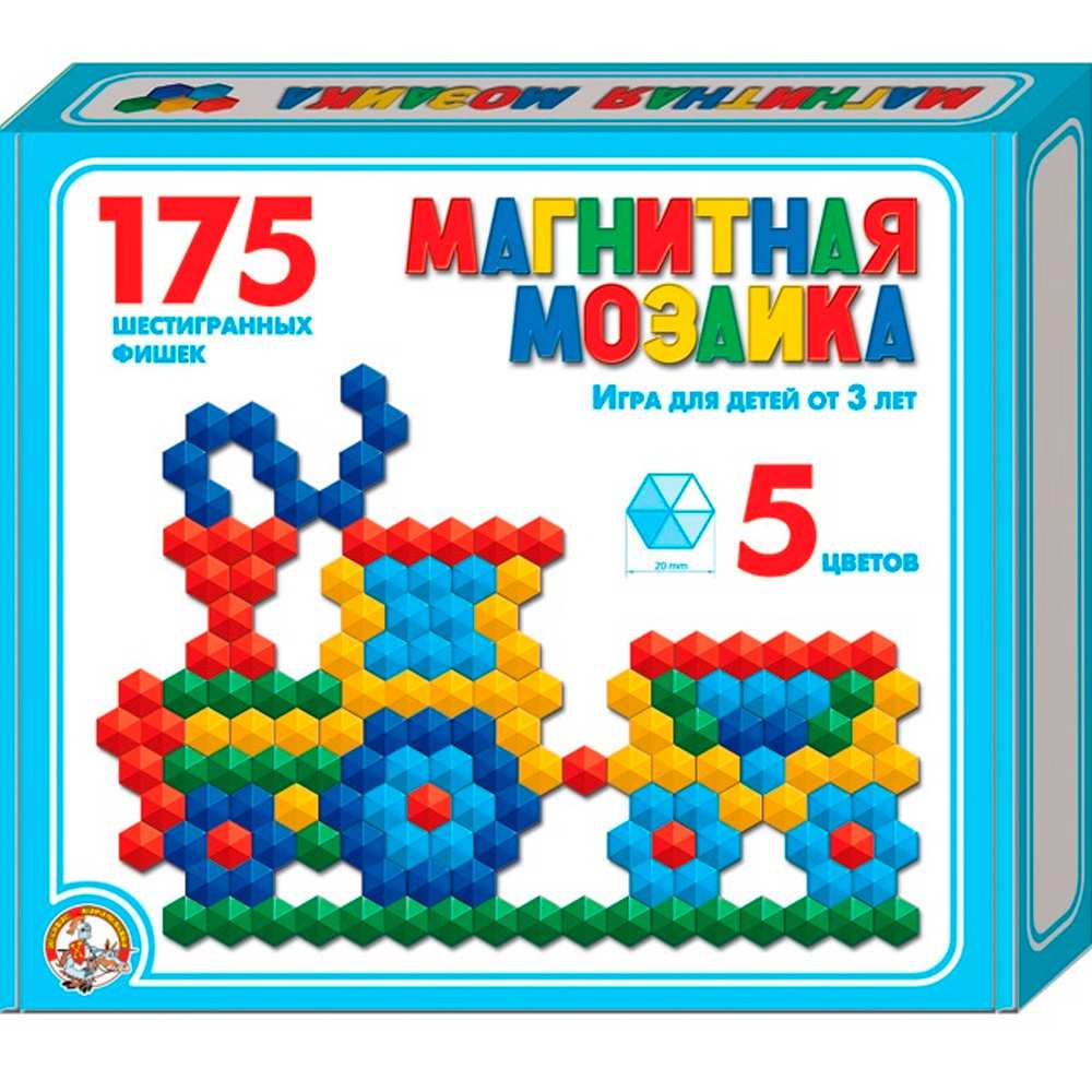 Мозаика магнитная 175 фишек 959 