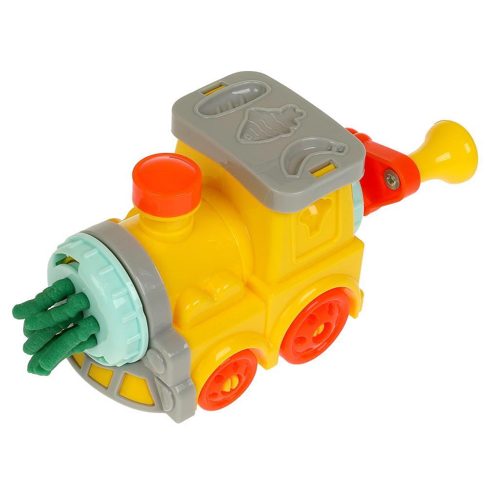 Набор с тестом для лепки и формочками паровозик, 27 см МУЛЬТИ АРТ 