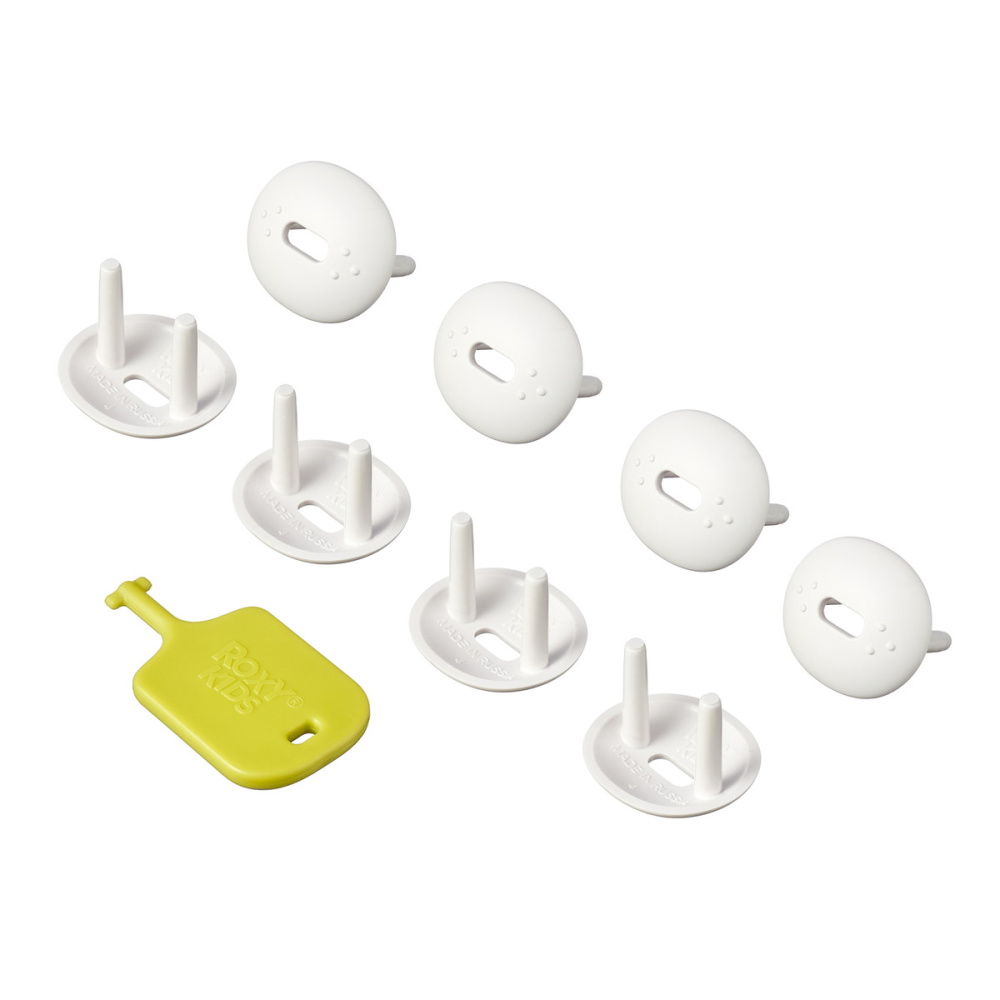 Набор заглушек для розеток, белый, 8 шт. ROXY RSG-008W (01.01.2069, РОССИЯ)