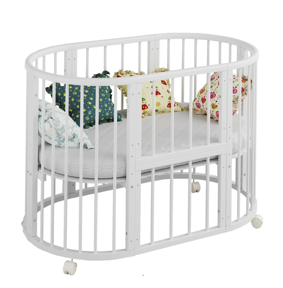 Кроватка Candy dream CDL LUX   цвет белый  МАТОВЫЙ