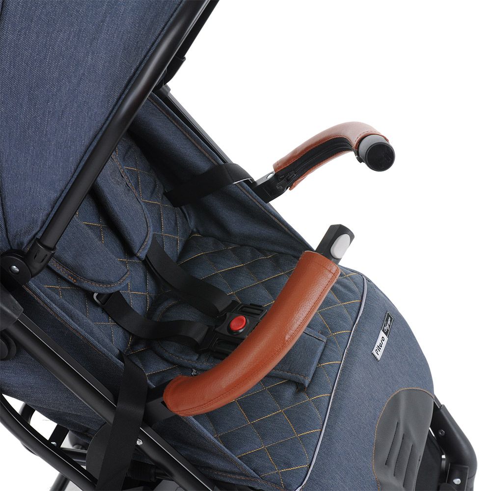 Коляска детская прогулочная VOYAGE BLUE PITUSO джинсовый