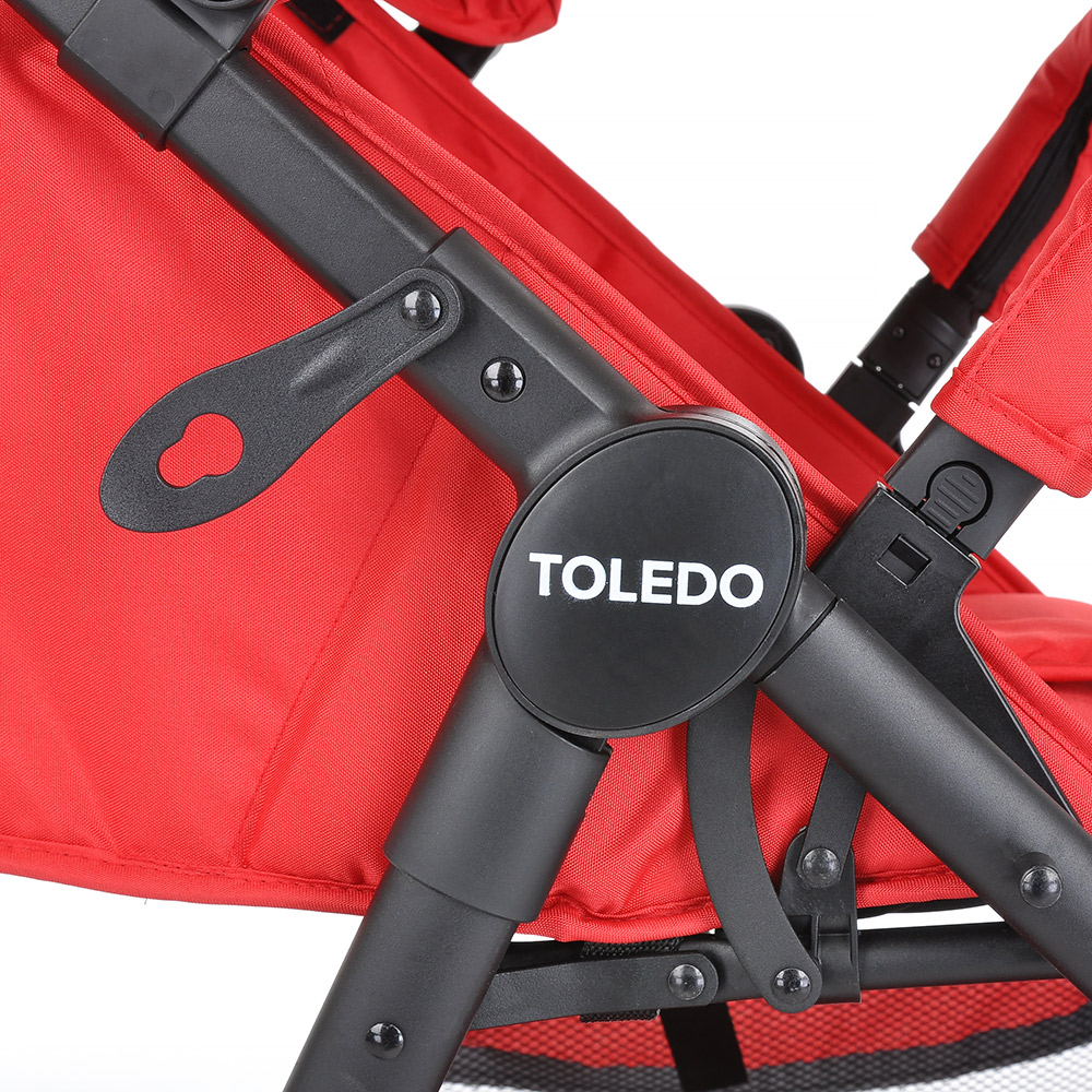 Коляска детская PITUSO TOLEDO (прогулочная), Red/Красный*