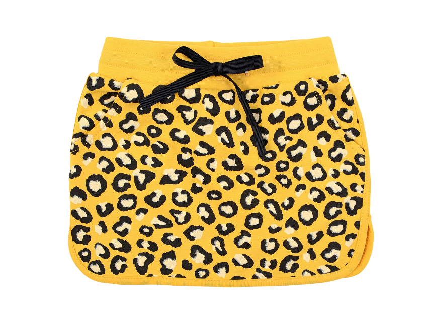 Юбка для девочек Crockid желтый леопард к271
