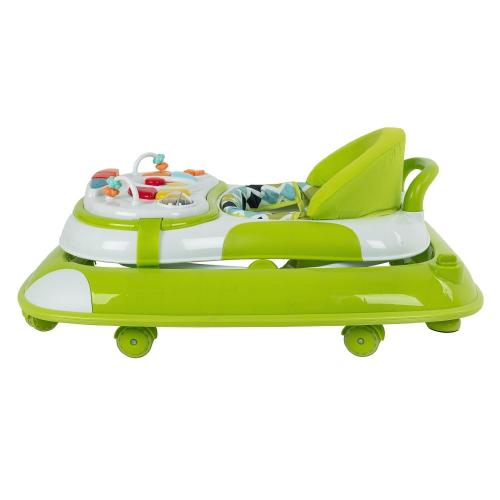 Ходунки Веселая ферма (8 силик.колес,игр.муз.панель,2стоппера) Green/Салатовый PITUSO 