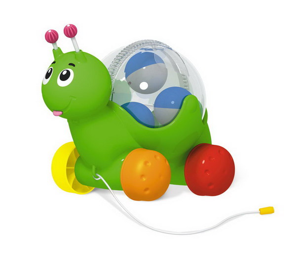 Каталка Улиточка на веревочке 01935 /4/