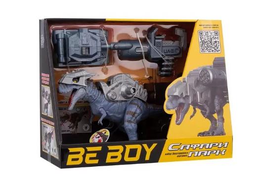 Динозавр "BeBoy" на батарейках с акссесуарами, звуковые и световые эффекты, подвижные части тела