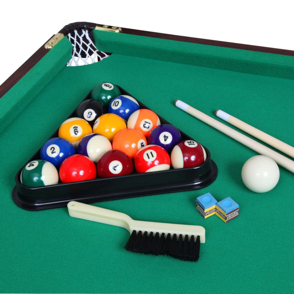 Стол бильярдный Fortuna Пул 6фт 9в1 с комплектом аксессуаров