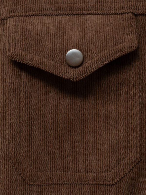 Вельветовая рубашка MIMILAV шоколад