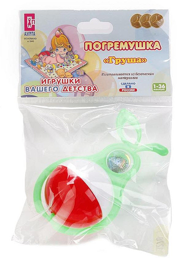 Погремушка груша 0108
