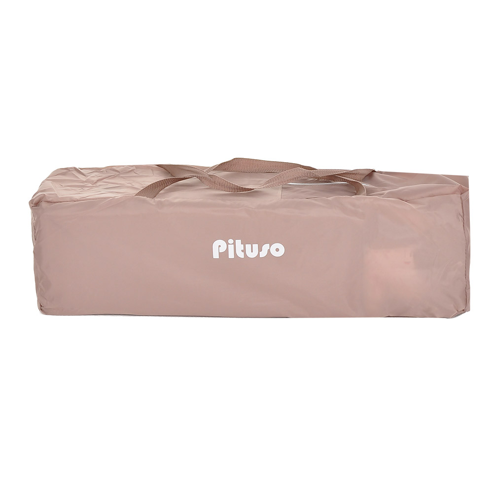 Манеж-кровать PITUSO Granada Friendship/Дружба,2-уровн-й,лаз на молнии,пласт кольца 4шт,2 колеса