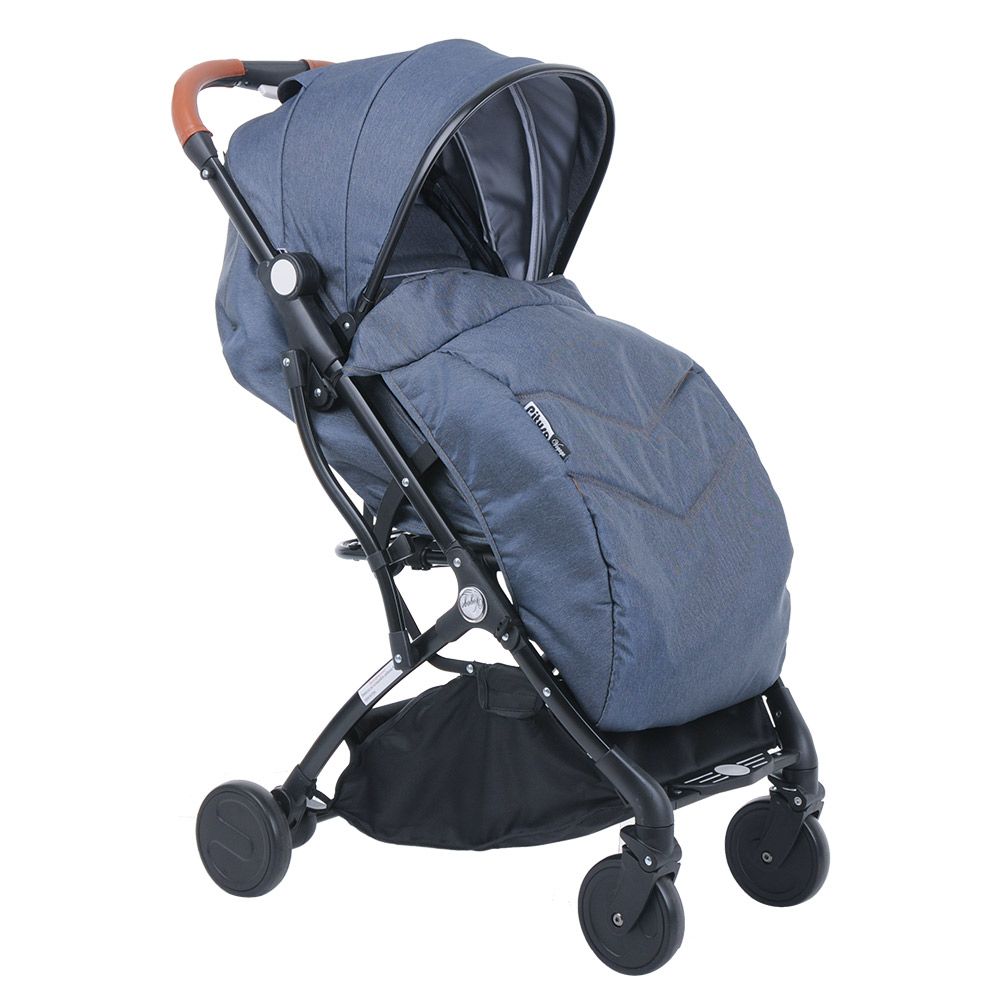 Коляска детская прогулочная VOYAGE BLUE PITUSO джинсовый